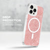 Husa cu sclipici iPhone 11 Pro Max Techsuit Sparkly Glitter MagSafe, bleu