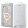Husa iPhone 16 Pro originala Guess IML 4G MagSafe, roz