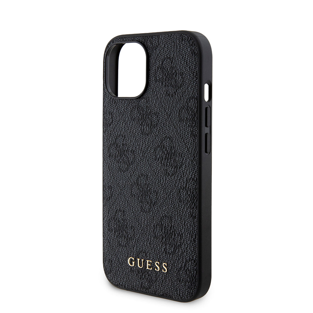 Husa iPhone 15 Guess Hardcase Powerbank MagSafe, negru