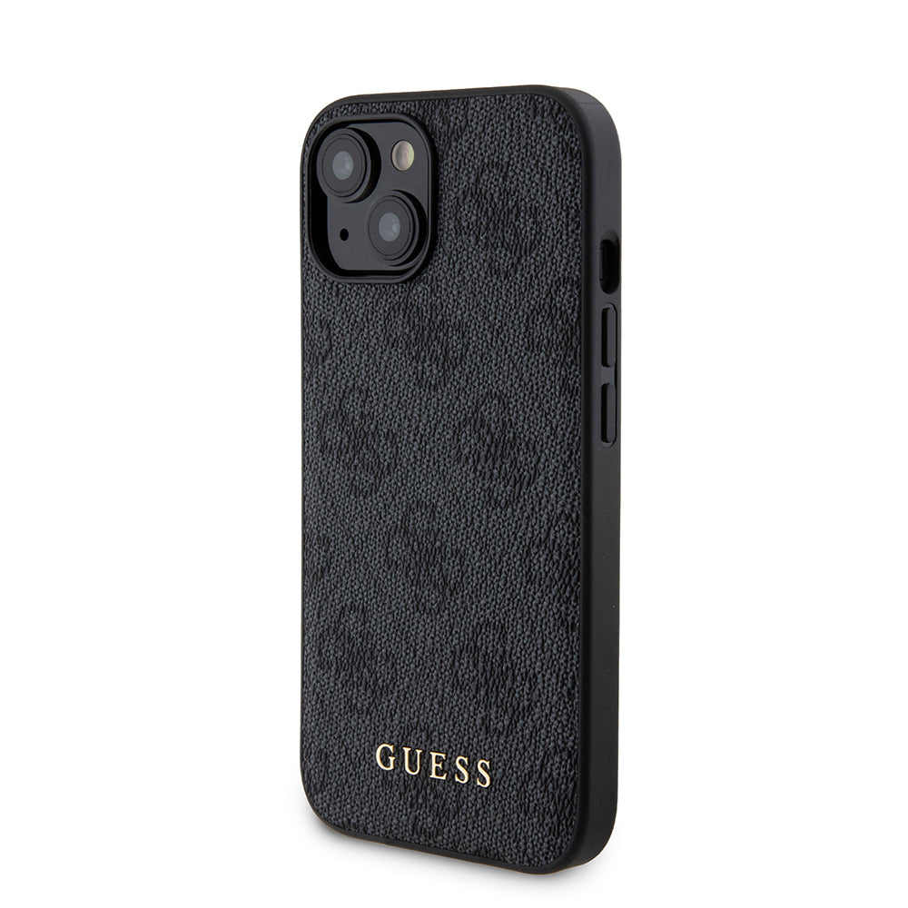 Husa iPhone 15 Guess Hardcase Powerbank MagSafe, negru