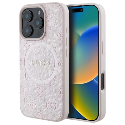 Husa Guess iPhone 16 Pro MagSafe , roz
