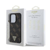 Husa originala Guess iPhone 16 Pro Hardcase 4G Triangle Metal Logo, negru