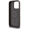 Husa iPhone 16 Pro Guess 4G Circle Classic Logo MagSafe, maro