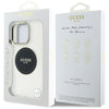 Husa iPhone 16 Pro originala Guess IML Metal Colored Circle MagSafe, negru