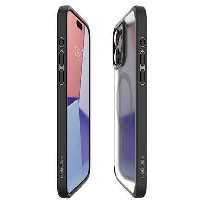 Husa de spate iPhone 15 Pro Max - Ultra Hybrid ,  Frosted Black, MagSafe