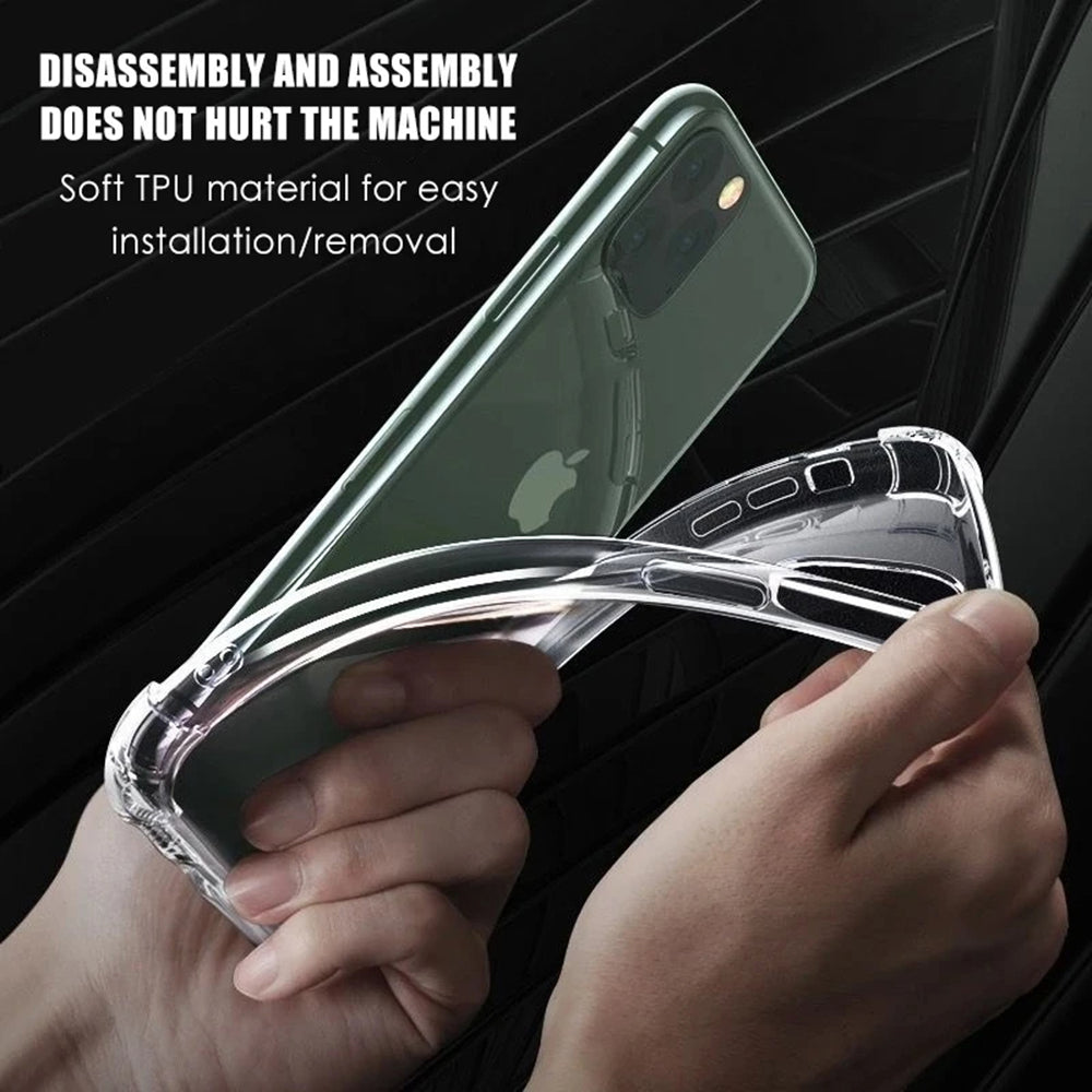 Husa iPhone 11 Pro Max Techsuit Shockproof Clear Silicone, transparenta
