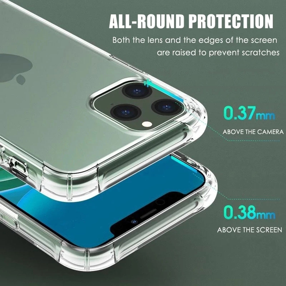 Husa iPhone 11 Pro Max Techsuit Shockproof Clear Silicone, transparenta