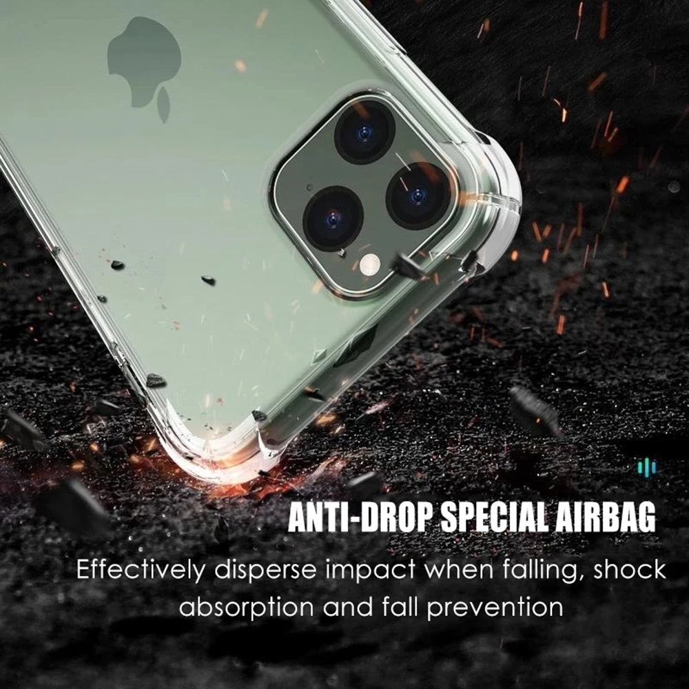 Husa iPhone 11 Pro Max Techsuit Shockproof Clear Silicone, transparenta
