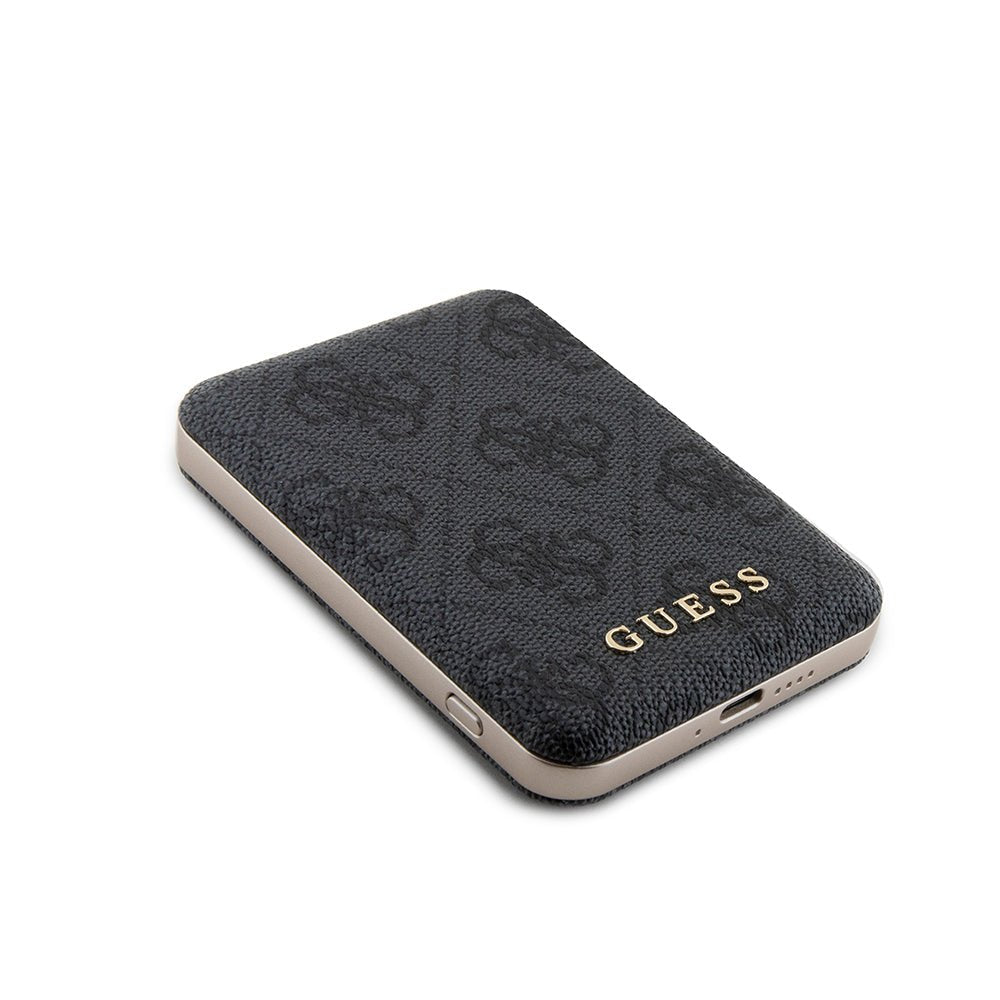 Husa iPhone 15 Pro Guess Hardcase Powerbank MagSafe, negru - Skin Mobile