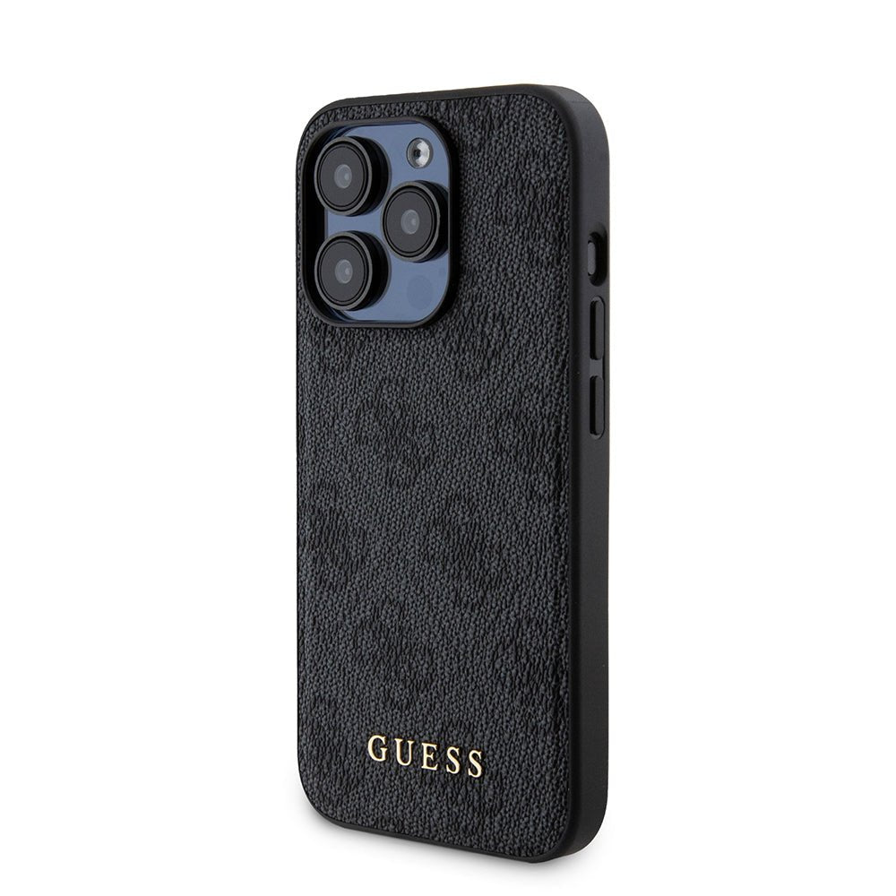 Husa iPhone 15 Pro Guess Hardcase Powerbank MagSafe, negru - Skin Mobile