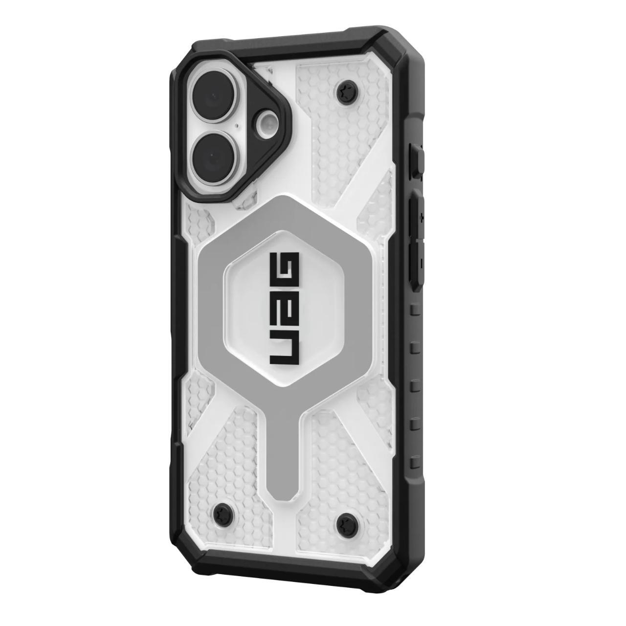 Husa iPhone 16 UAG Pathfinder Clear MagSafe, Ice - Skin Mobile
