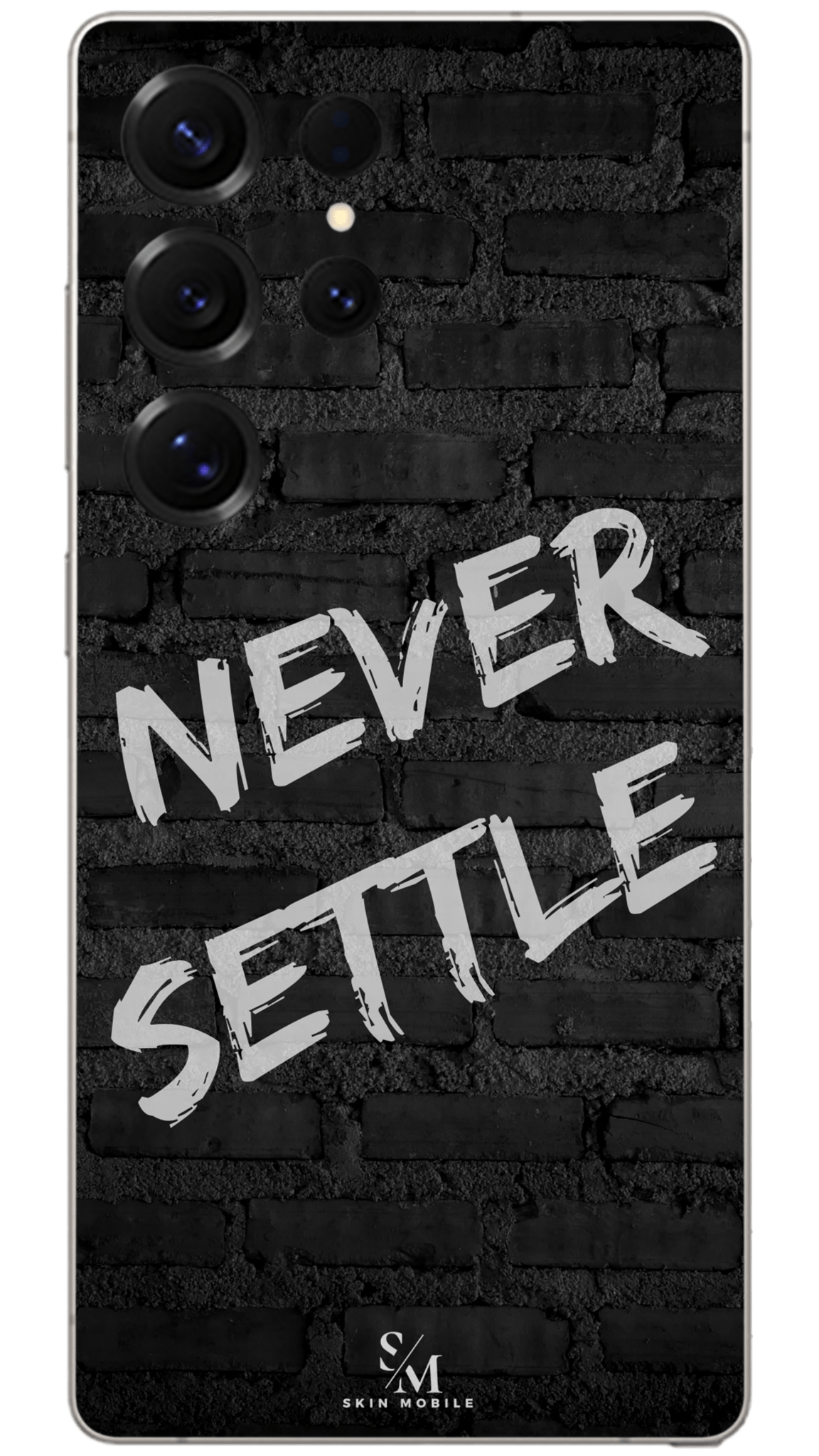 Never Settle - SKIN | Colant pentru telefon - Skin Mobile